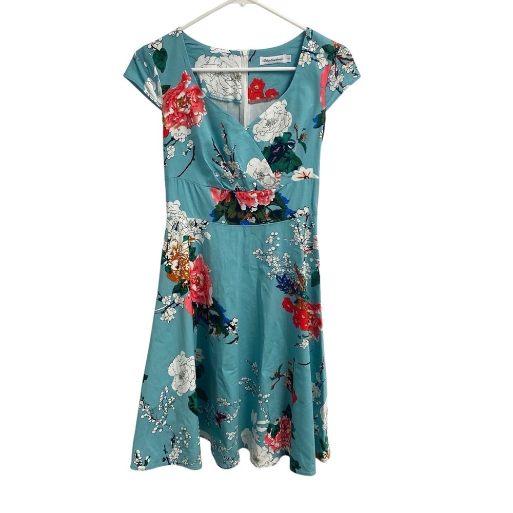 Women’s Rockabilly Small Dress Retro Cocktail Romantic Pinup‎ Feminine Cottage